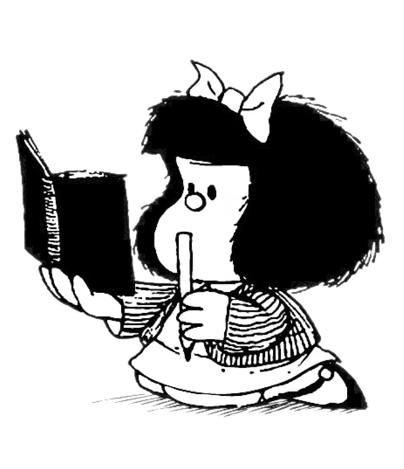Coloring page: Mafalda (Cartoon Characters) #213283 - Free Printable Coloring Pages