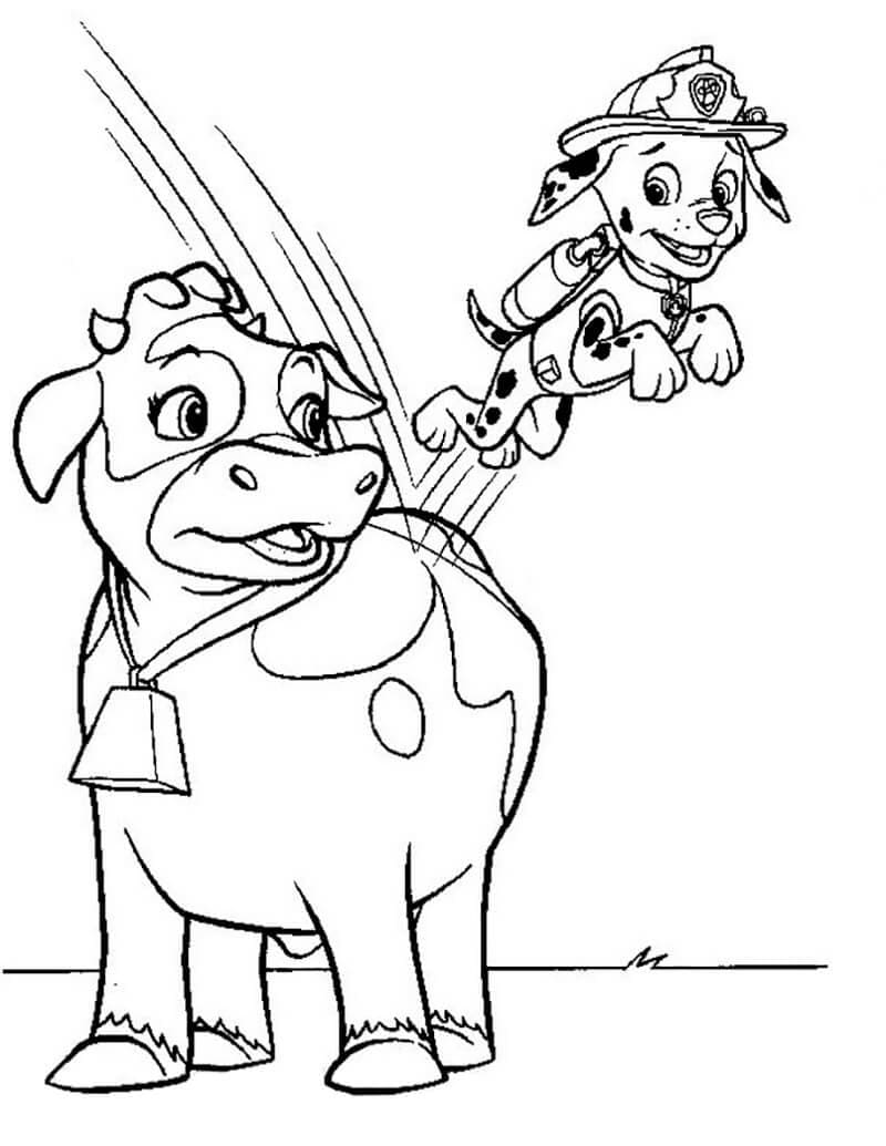 Free printable Marcus PAW Patrol coloring page #181680 from Cartoon Characters collection