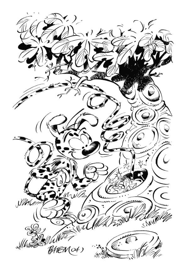 Free printable Marsupilami coloring page #182705 from Cartoon Characters collection