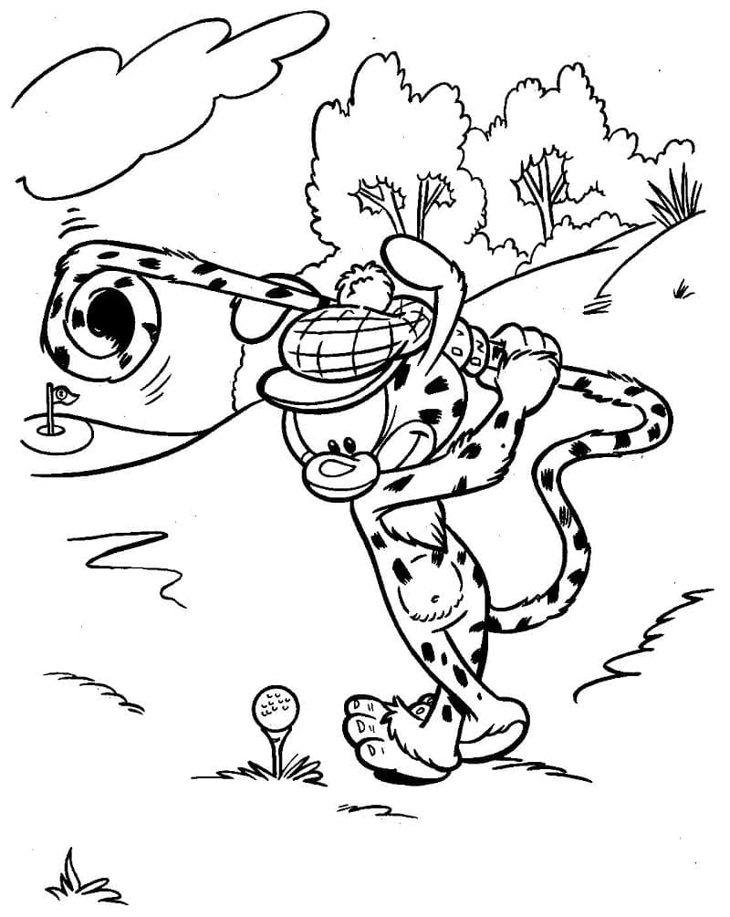 Free printable Marsupilami coloring page #182717 from Cartoon Characters collection