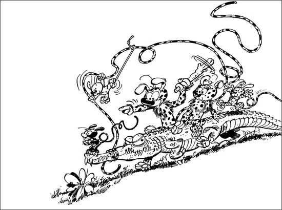 Free printable Marsupilami coloring page #50158 from Cartoon Characters collection