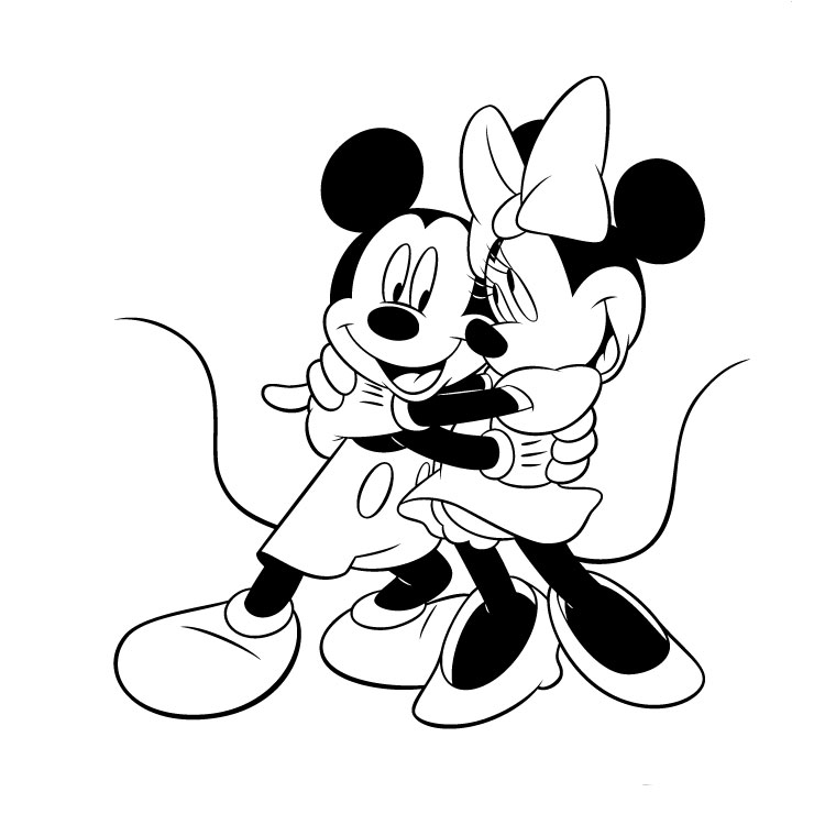 Free printable Mickey Mouse coloring page #170122 from Cartoon Characters collection