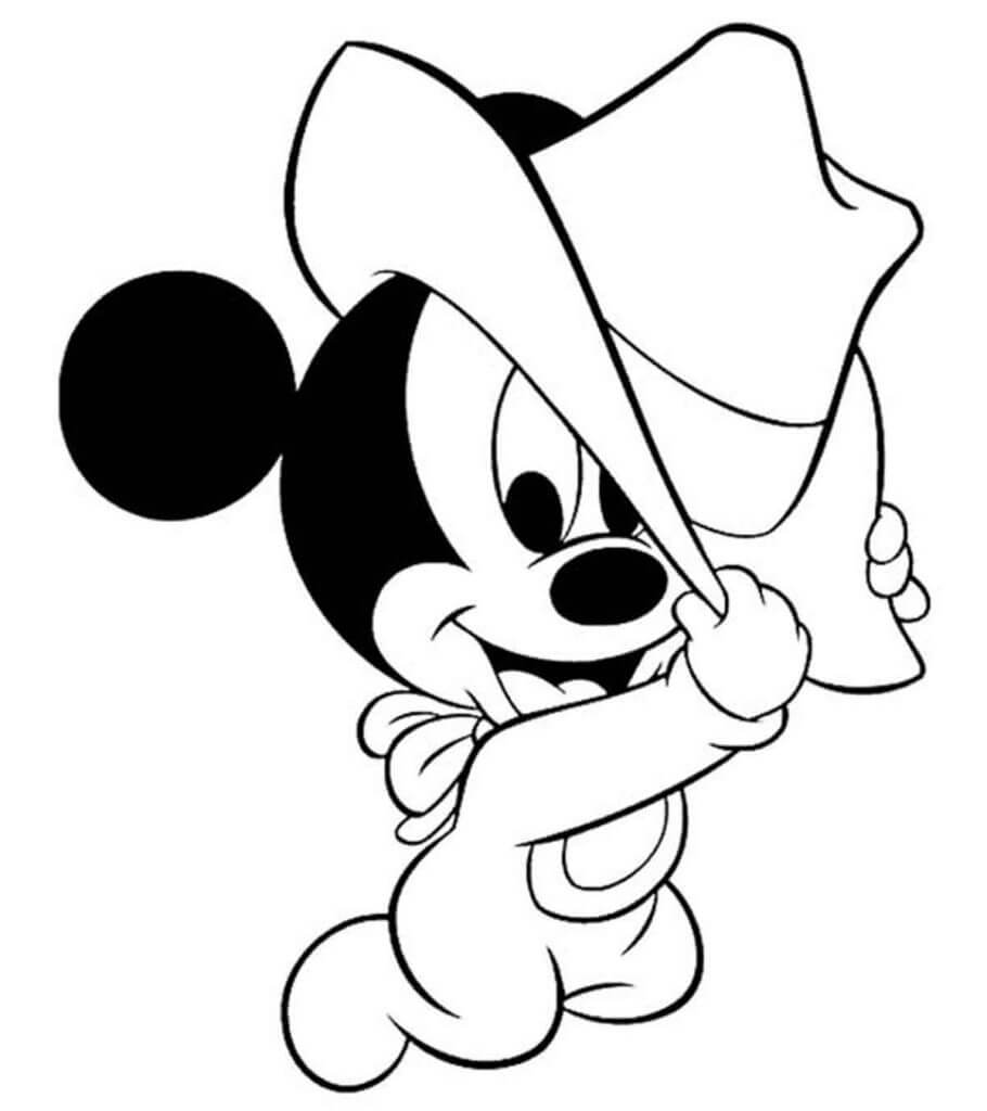 Free printable Mickey Mouse coloring page #171998 from Cartoon Characters collection