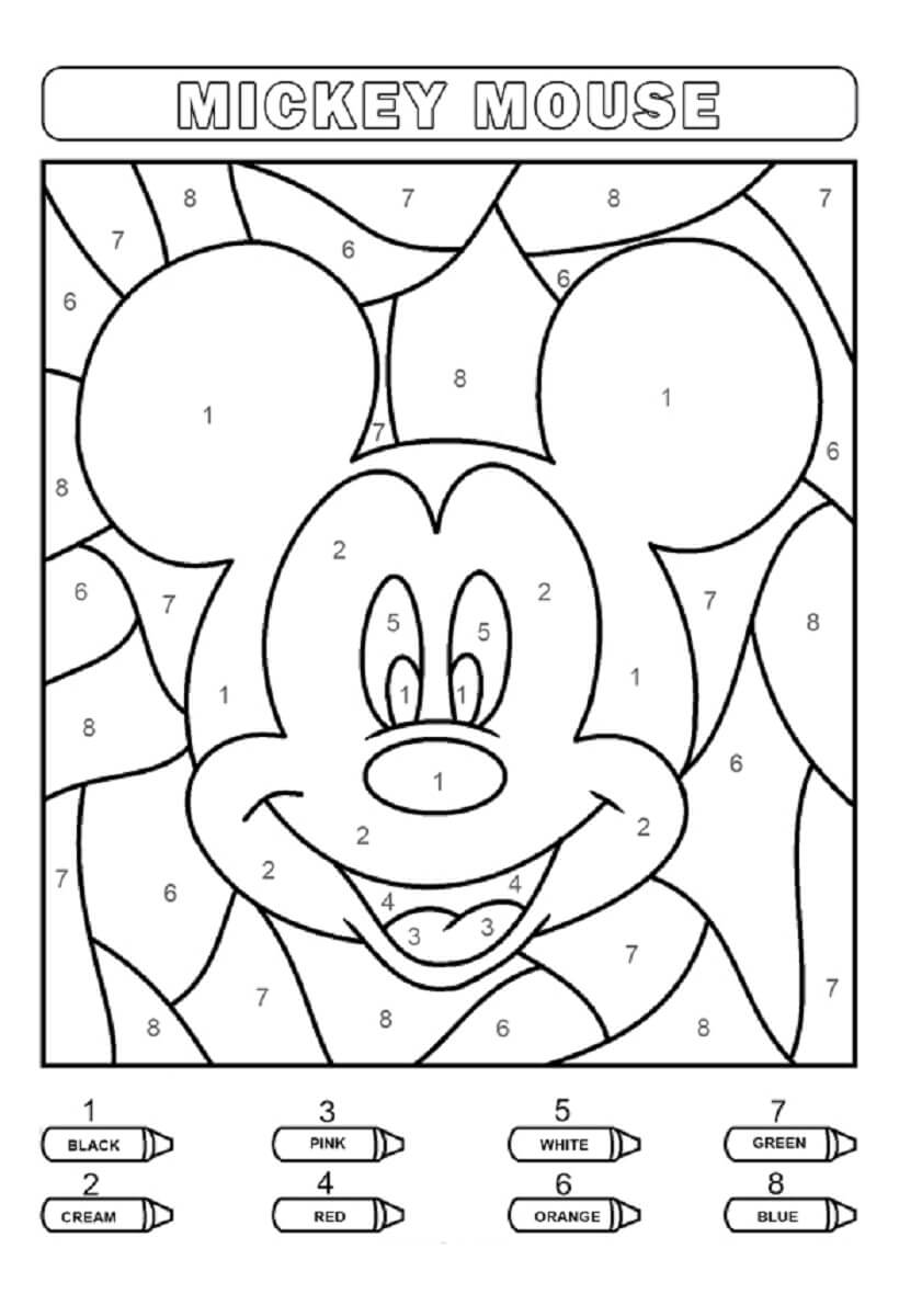 Free printable Mickey Mouse coloring page #172004 from Cartoon Characters collection