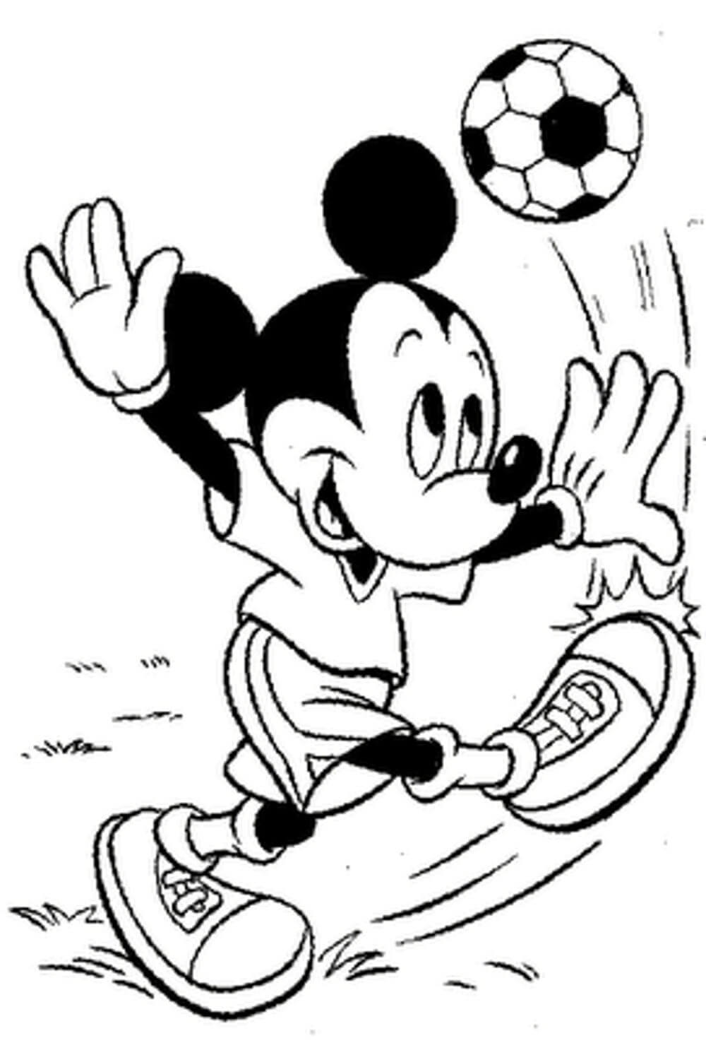 Free printable Mickey Mouse coloring page #172024 from Cartoon Characters collection