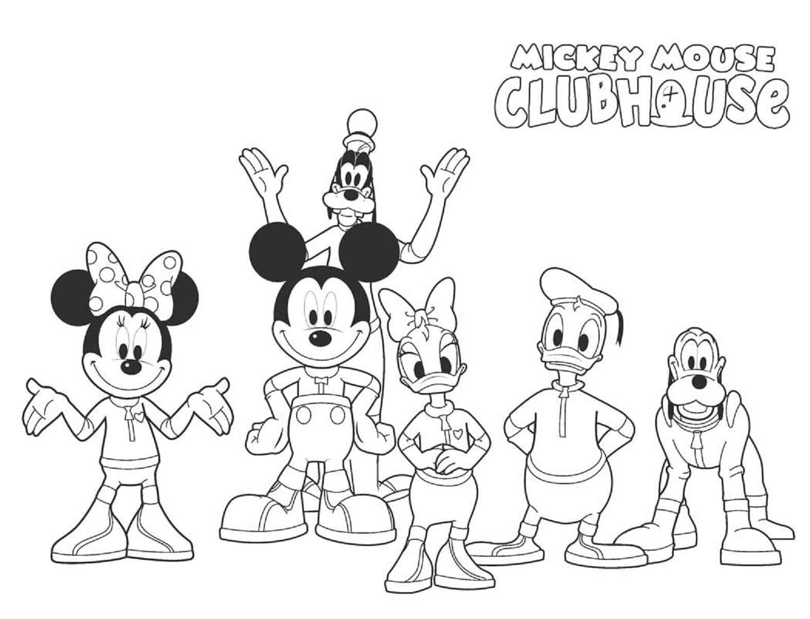 Free printable Mickey Mouse coloring page #172036 from Cartoon Characters collection