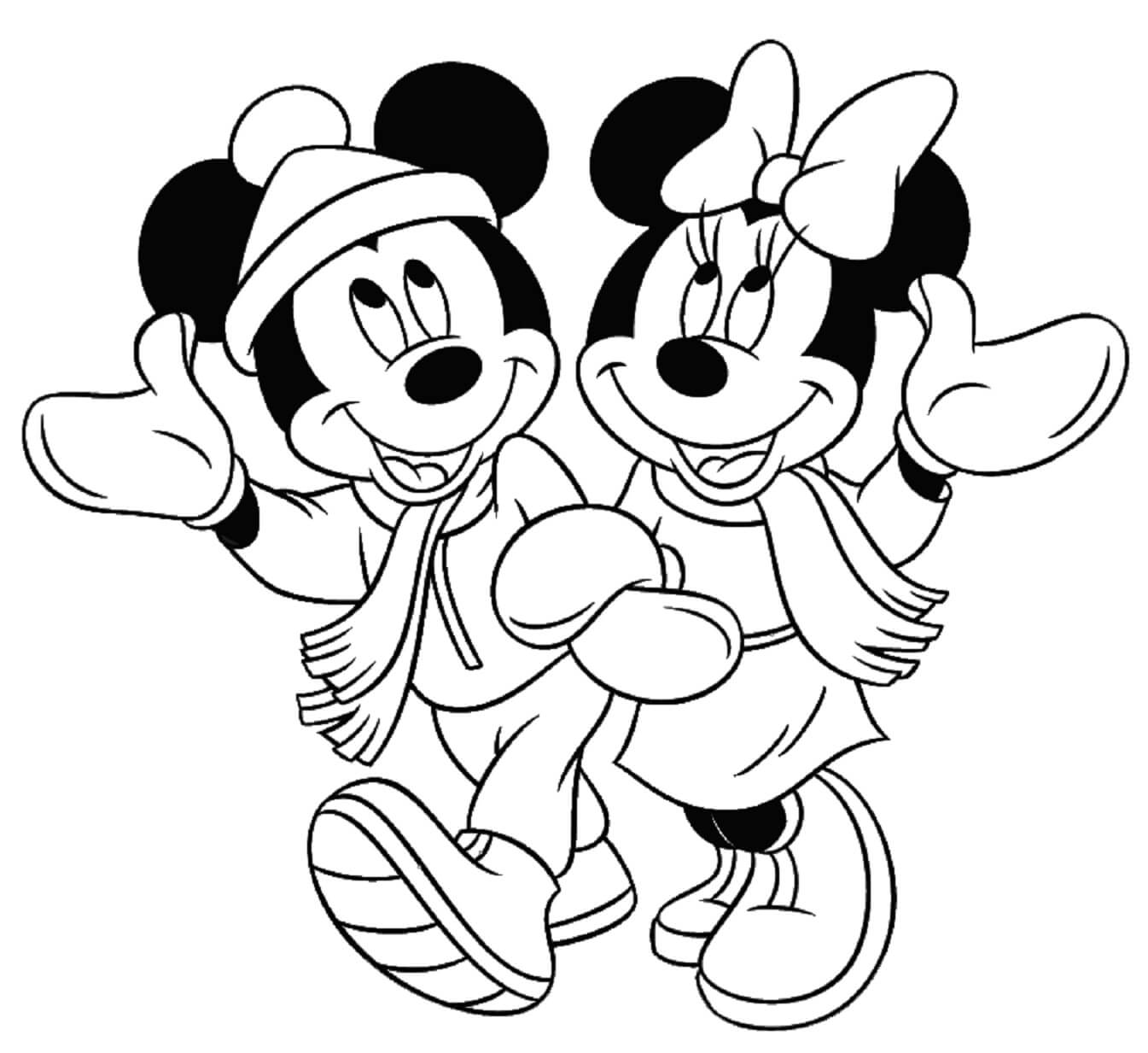 Free printable Mickey Mouse coloring page #172050 from Cartoon Characters collection