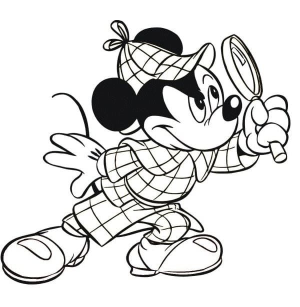 Free printable Mickey Mouse coloring page #215066 from Cartoon Characters collection