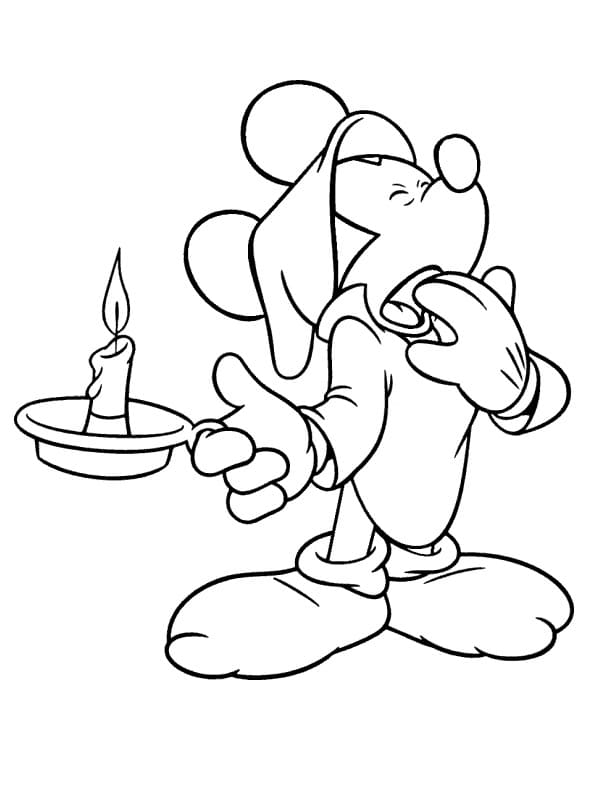 Free printable Mickey Mouse coloring page #215070 from Cartoon Characters collection