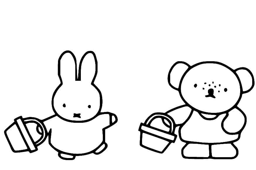 Free printable Miffy coloring page #202731 from Cartoon Characters collection