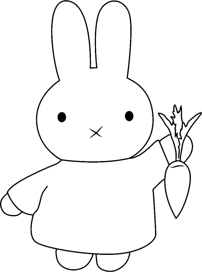 Free printable Miffy coloring page #202740 from Cartoon Characters collection