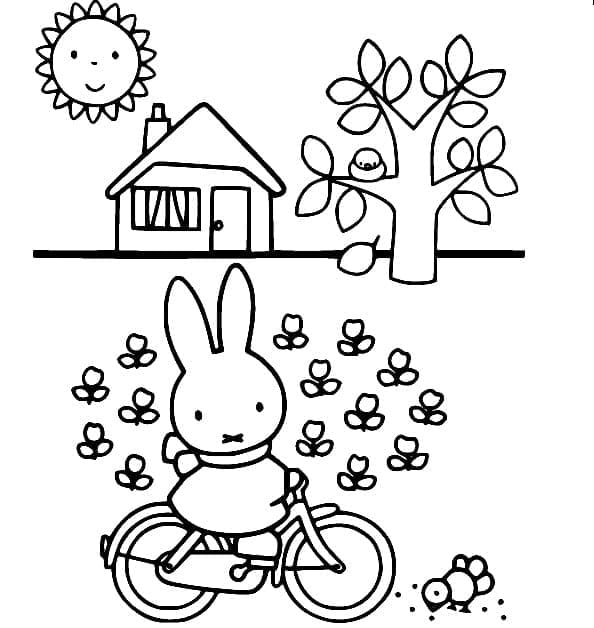 Free printable Miffy coloring page #202741 from Cartoon Characters collection Free printable Miffy coloring page #202741 from Cartoon Characters collection