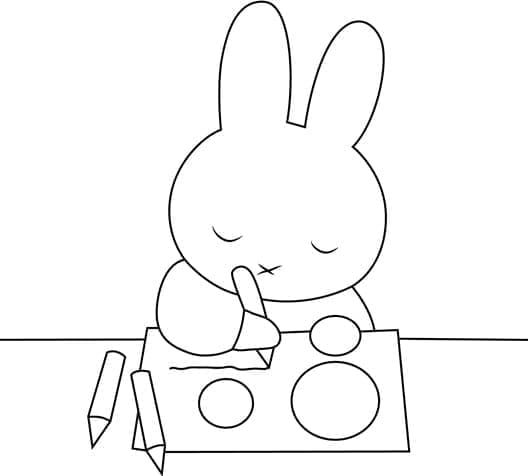 Free printable Miffy coloring page #202754 from Cartoon Characters collection Free printable Miffy coloring page #202754 from Cartoon Characters collection