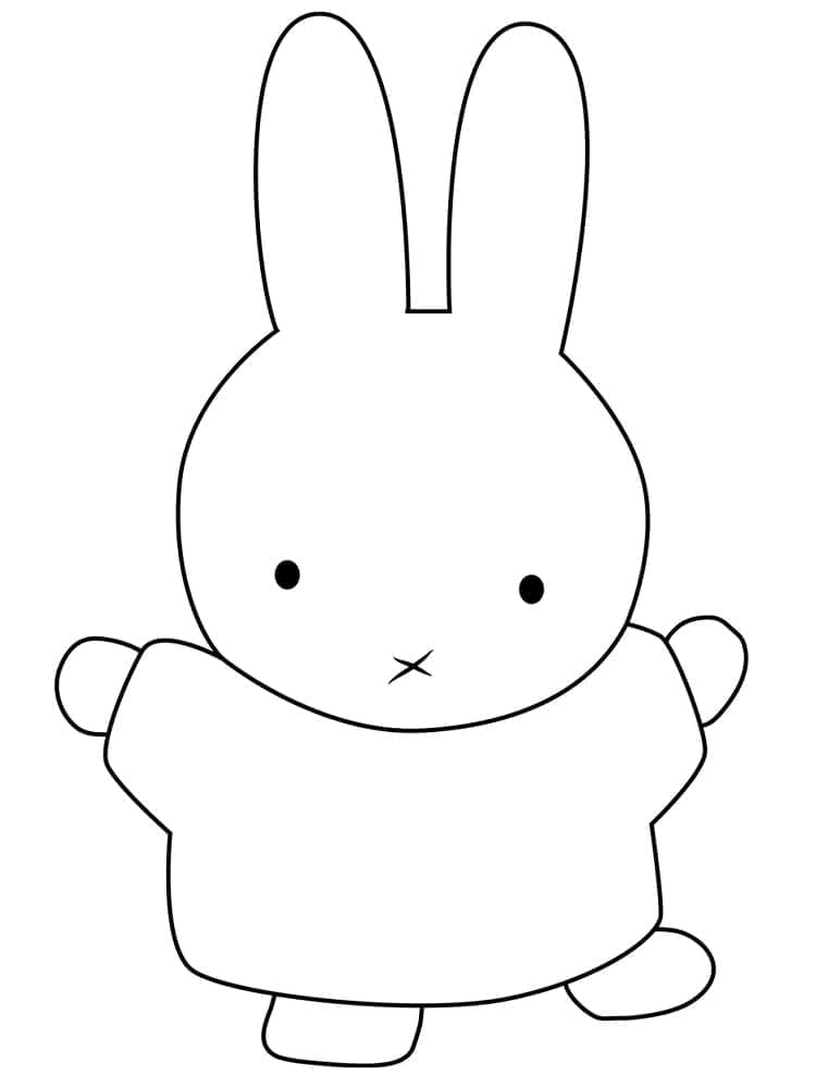 Free printable Miffy coloring page #202767 from Cartoon Characters collection Free printable Miffy coloring page #202767 from Cartoon Characters collection