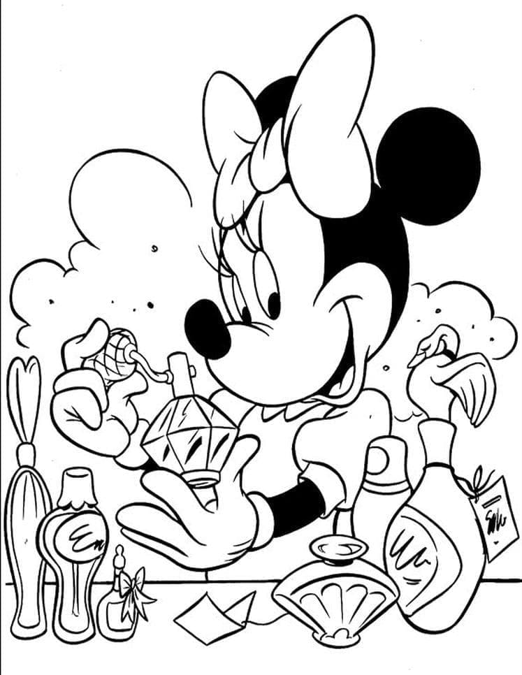 Free printable Minnie coloring page #214945 from Cartoon Characters collection Free printable Minnie coloring page #214945 from Cartoon Characters collection