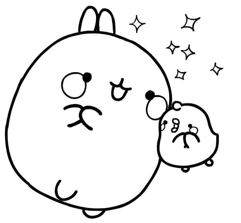 Free printable Molang coloring page #209151 from Cartoon Characters collection