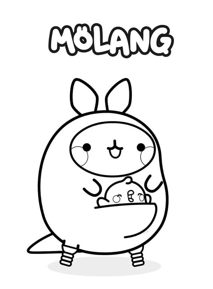 Free printable Molang coloring page #209162 from Cartoon Characters collection