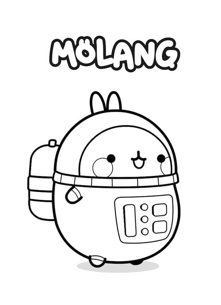 Free printable Molang coloring page #209182 from Cartoon Characters collection