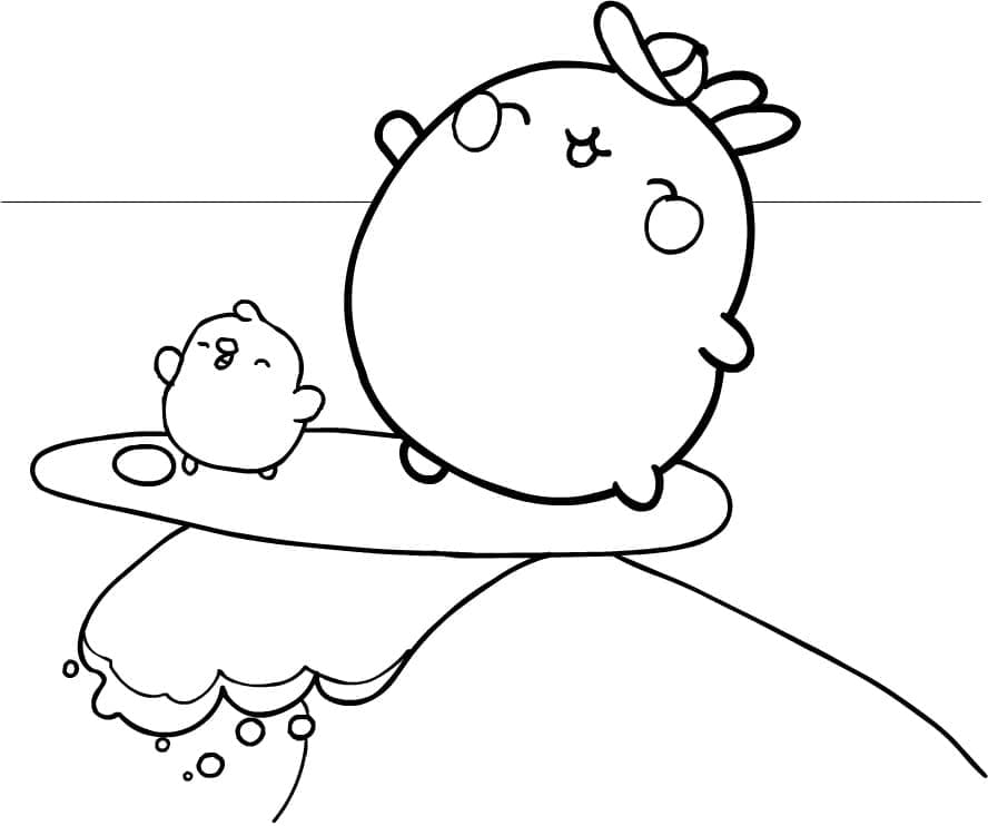 Free printable Molang coloring page #209187 from Cartoon Characters collection