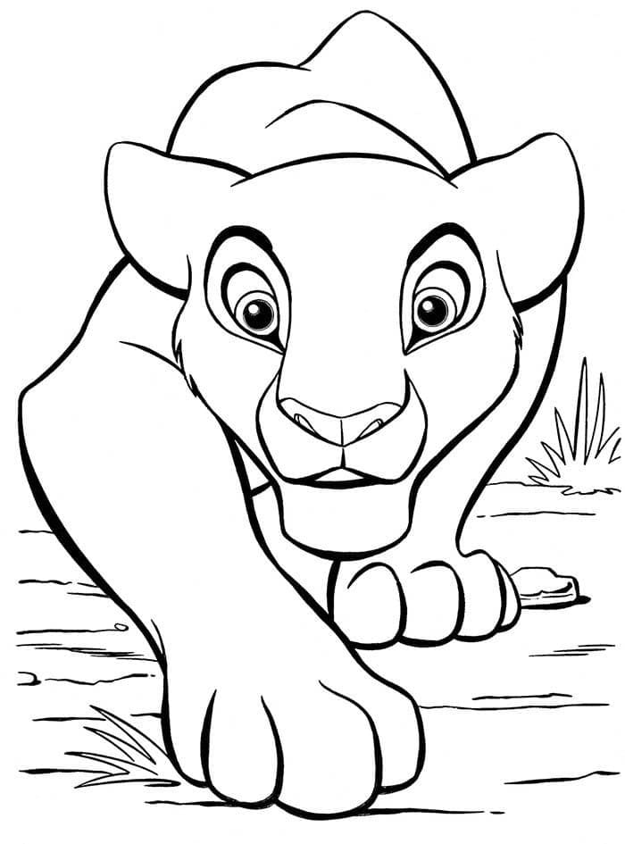 Free printable Nala coloring page #180400 from Cartoon Characters collection