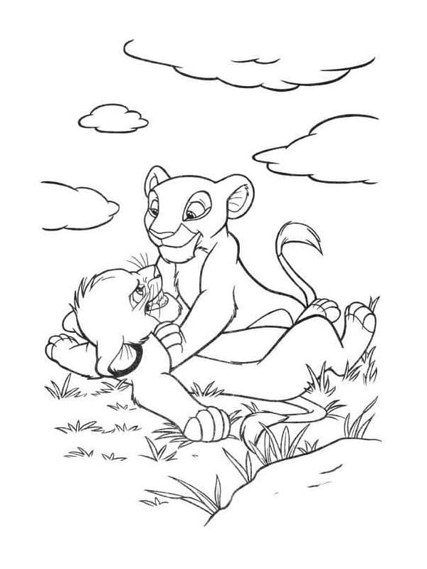 Free printable Nala coloring page #180410 from Cartoon Characters collection