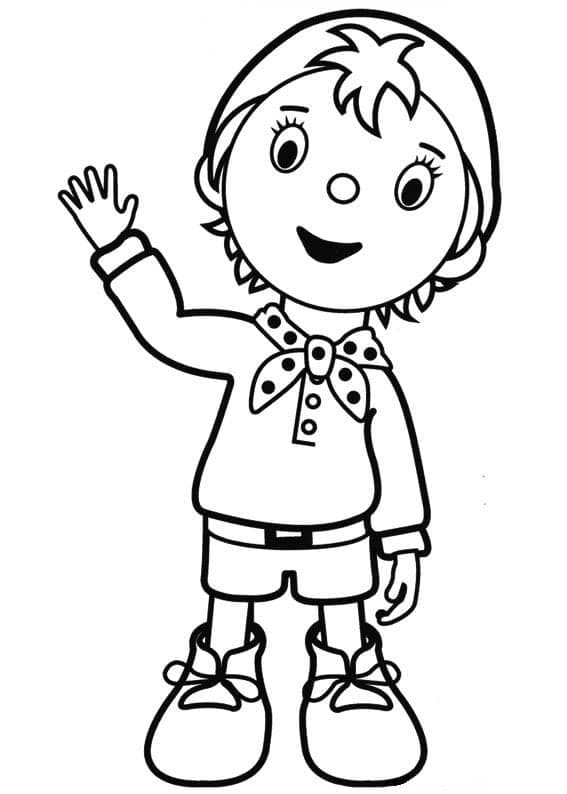 Free printable Noddy coloring page #187043 from Cartoon Characters collection Free printable Noddy coloring page #187043 from Cartoon Characters collection