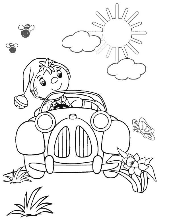 Free printable Noddy coloring page #187048 from Cartoon Characters collection