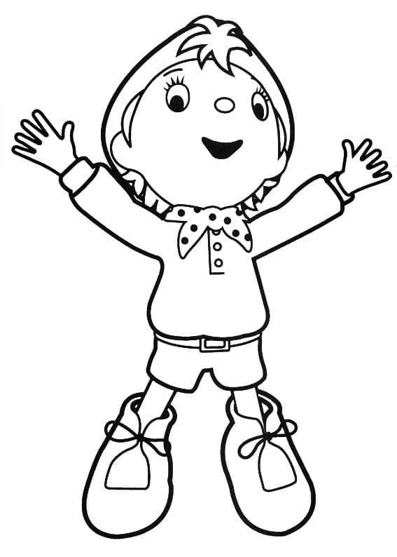 Free printable Noddy coloring page #187059 from Cartoon Characters collection