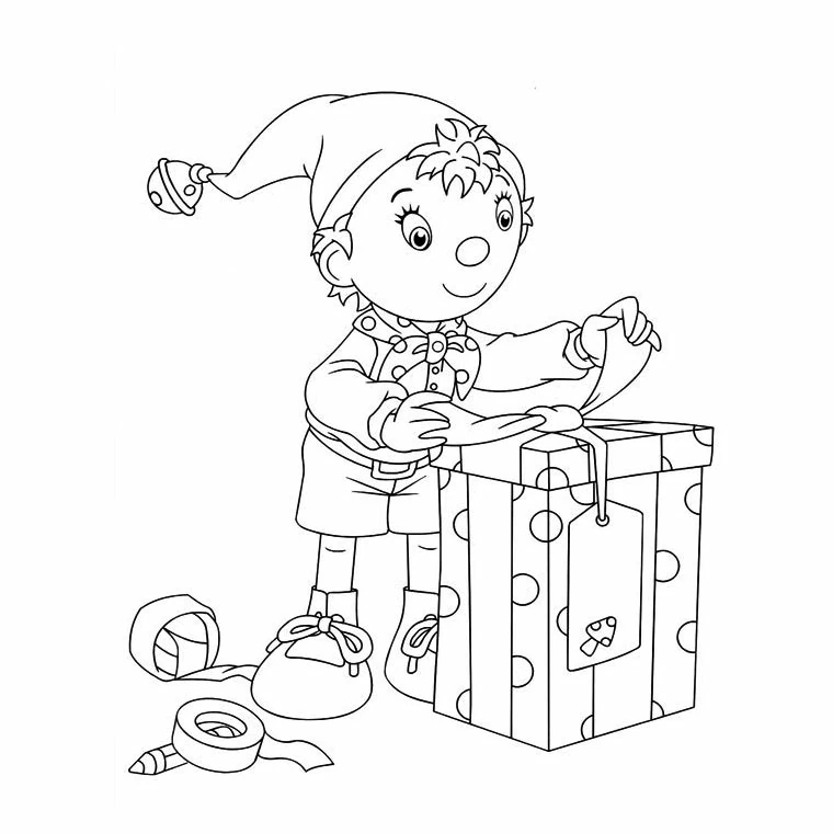 Free printable Noddy coloring page #44547 from Cartoon Characters collection