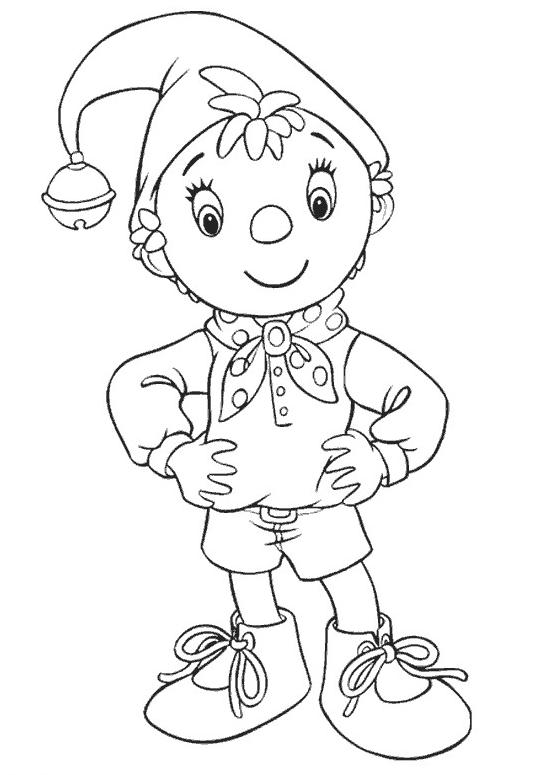Free printable Noddy coloring page #44553 from Cartoon Characters collection