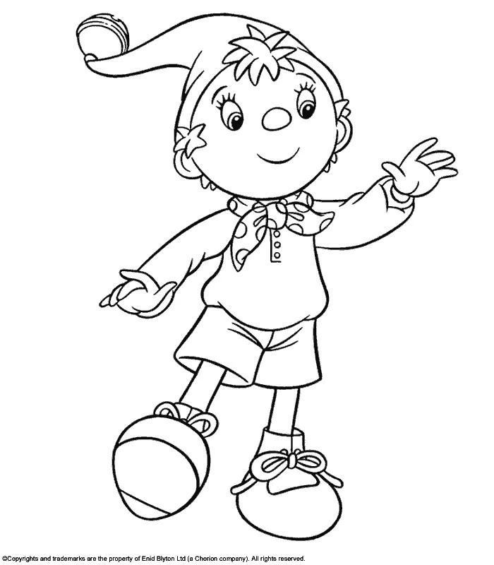 Free printable Noddy coloring page #44566 from Cartoon Characters collection