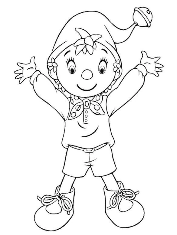 Free printable Noddy coloring page #44585 from Cartoon Characters collection