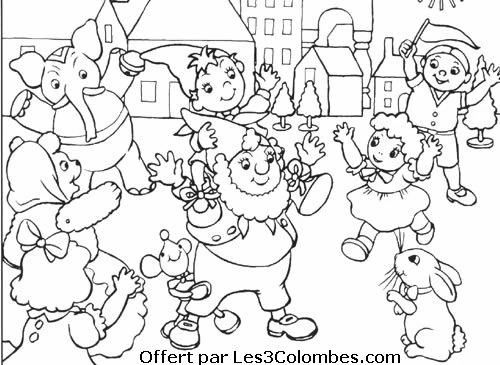Free printable Noddy coloring page #44607 from Cartoon Characters collection