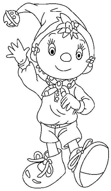 Free printable Noddy coloring page #44740 from Cartoon Characters collection