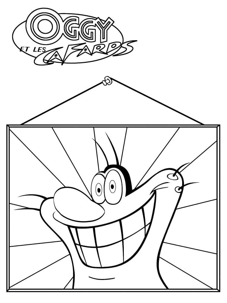 Coloring page: Oggy (Cartoon Characters) #178483 - Free Printable Coloring Pages