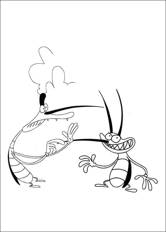 Free printable Oggy coloring page #178486 from Cartoon Characters collection