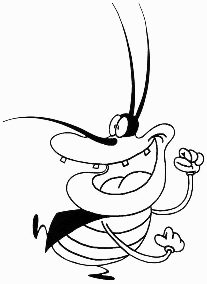 Free printable Oggy coloring page #178489 from Cartoon Characters collection