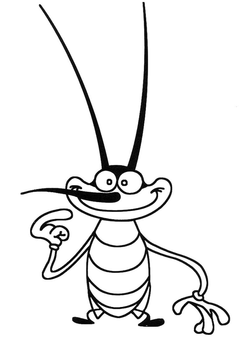 Free printable Oggy coloring page #178496 from Cartoon Characters collection