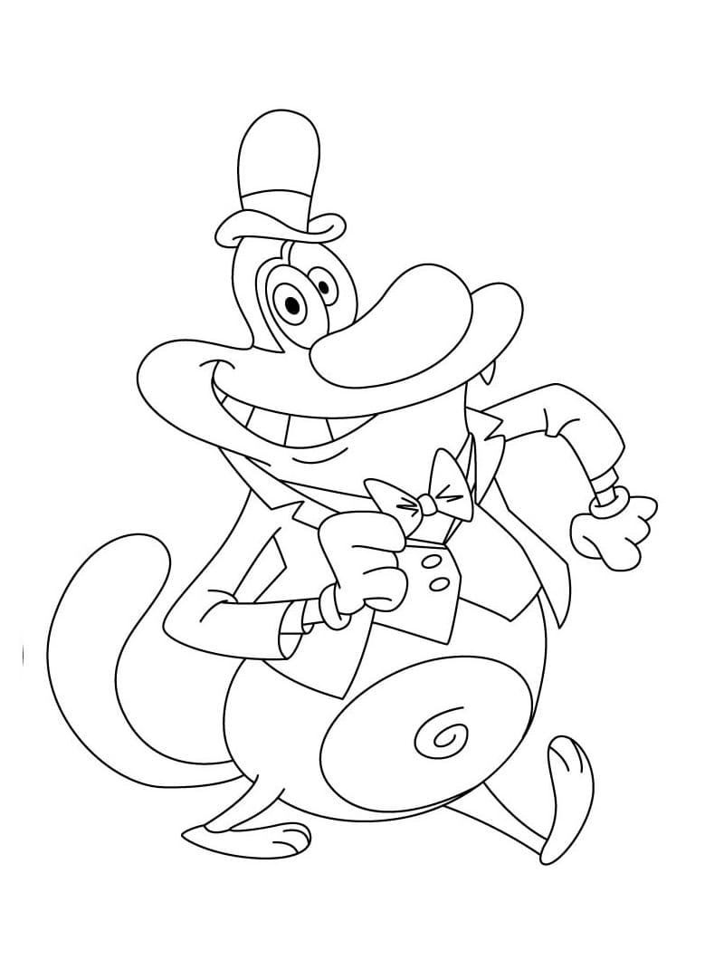 Free printable Oggy coloring page #178497 from Cartoon Characters collection