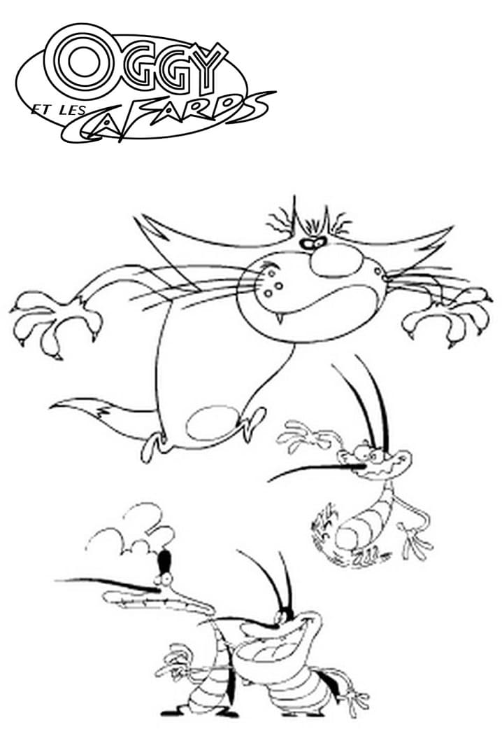 Free printable Oggy coloring page #178507 from Cartoon Characters collection Free printable Oggy coloring page #178507 from Cartoon Characters collection