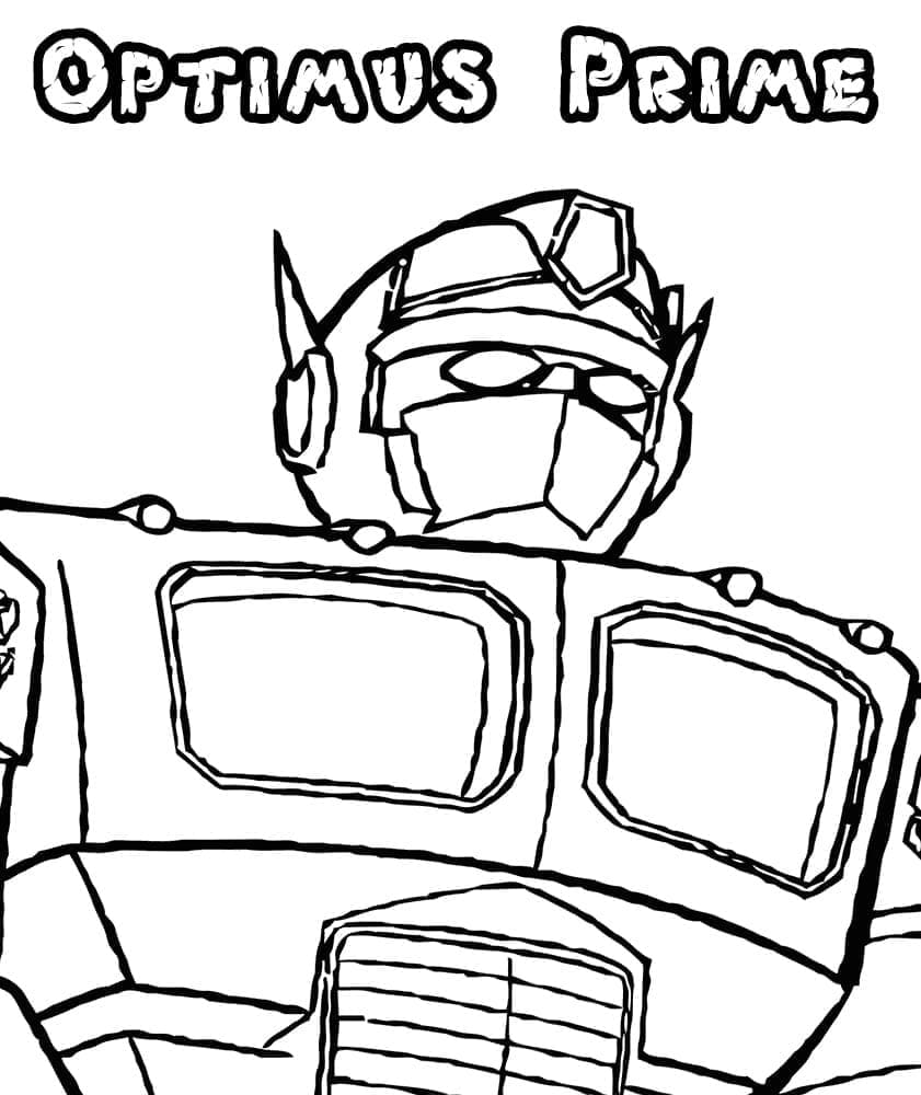 Free printable Optimus Prime coloring page #214257 from Cartoon Characters collection