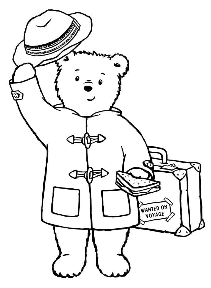 Free printable Paddington coloring page #209468 from Cartoon Characters collection Free printable Paddington coloring page #209468 from Cartoon Characters collection