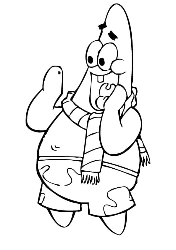 Free printable Patrick Star coloring page #220635 from Cartoon Characters collection