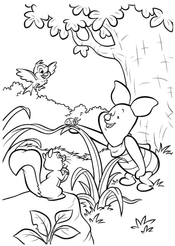 Free printable Piglet coloring page #209497 from Cartoon Characters collection Free printable Piglet coloring page #209497 from Cartoon Characters collection
