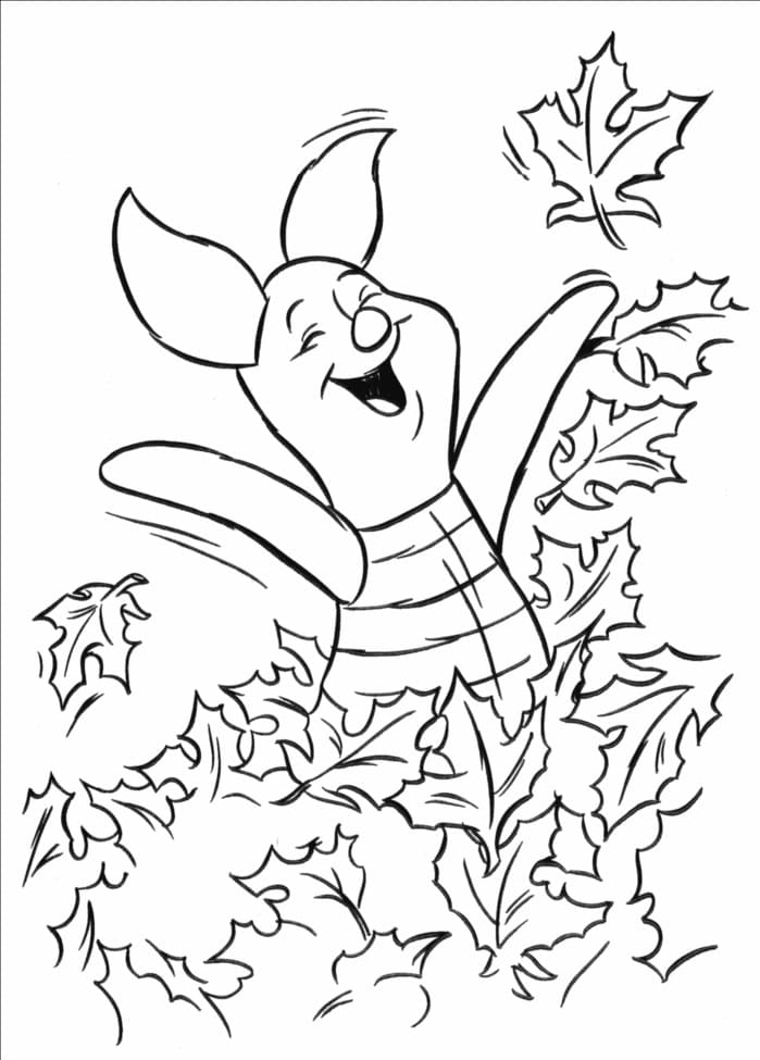 Free printable Piglet coloring page #209512 from Cartoon Characters collection