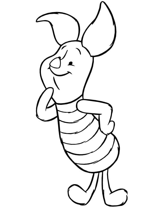 Free printable Piglet coloring page #209516 from Cartoon Characters collection Free printable Piglet coloring page #209516 from Cartoon Characters collection