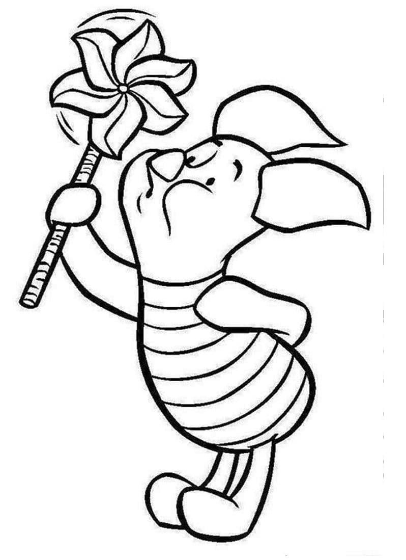 Free printable Piglet coloring page #209520 from Cartoon Characters collection