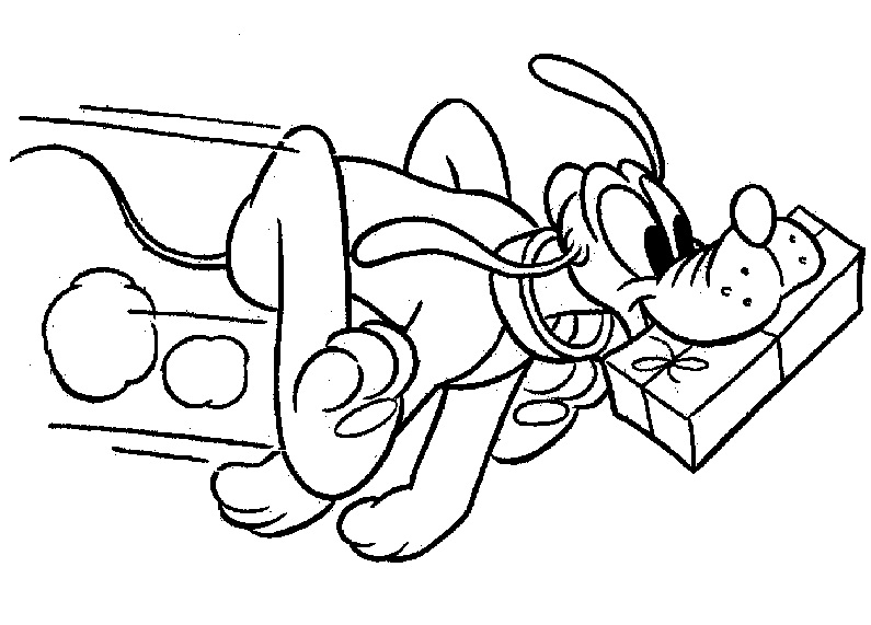 Free printable Pluto coloring page #197087 from Cartoon Characters collection