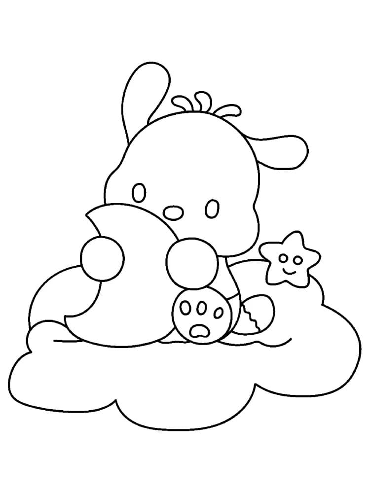 Coloring page: Pochacco (Cartoon Characters) #220057 - Free Printable Coloring Pages