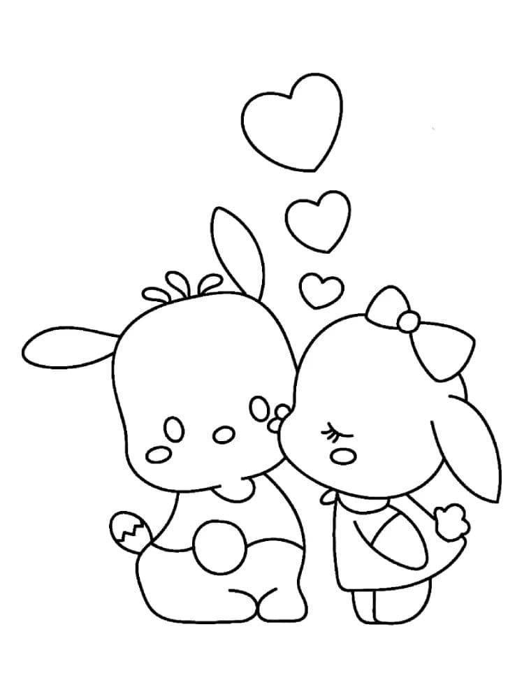 Free printable Pochacco coloring page #220071 from Cartoon Characters collection